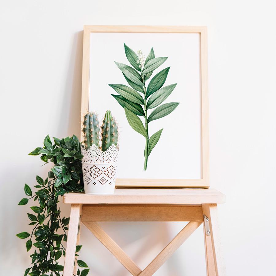 Plakat zielona gałązka