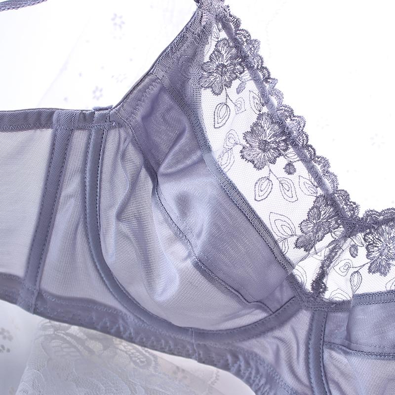 Женский гладкий сексуальный бюстгальтер на косточках без подкладок с полным покрытием 34, 36, 38, 40, 42, 44, 46, 48 BCDEF