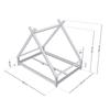 Lit Tipi enfant bois massif naturel vernis 120 x 180 cm