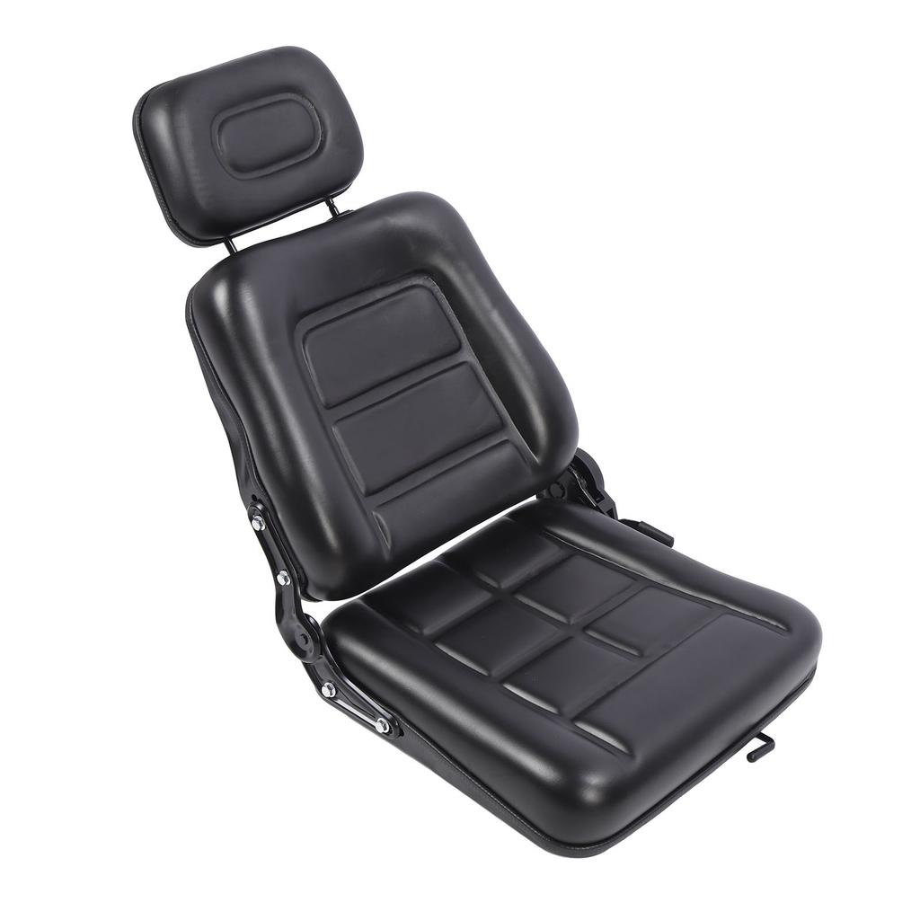 Tractor Seat 3 Level Adjustable Headrest Comfortable Wear Resistant Anti Scratch Excavator Seat for Telehandler