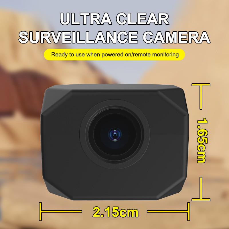 Мини-камера 4K HD WiFi IP с удаленным мониторингом через приложение, легкая, портативная, видеокамера, камера видеонаблюдения для умного дома, камера безопасности·