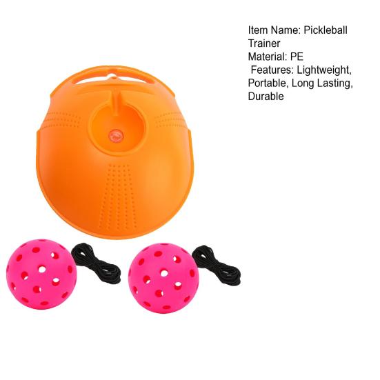 Тренажер для соло-пиклбола, мяч с отскоком и веревкой, высокая прочность, простое в использовании устройство для тренировки пиклбола, тренировочный инструмент