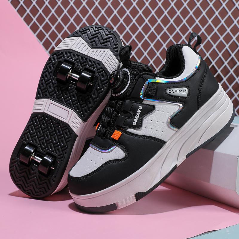 Детские роликовые кроссовки, обувь для ходьбы, съемные колеса, детские ролики для подростков, детские роликовые кроссовки на двух колесах