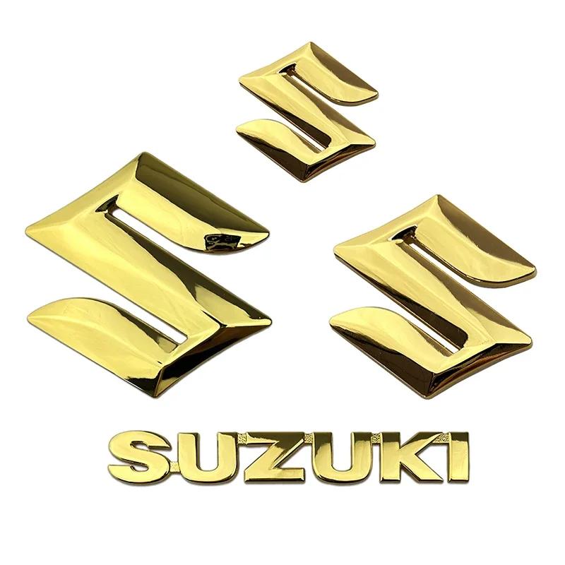 10,1 см 8 см для Suzuki Swift Логотип Передний Задний Значок Металлический Сплав Наклейка на Автомобиль Эмблема Багажника Наклейки Alto Samurai Jimny Аксессуары