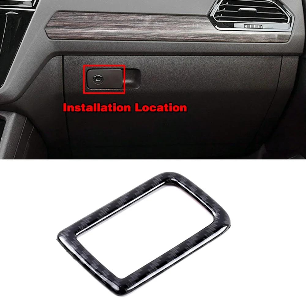 Для Volkswagen VW Tiguan 2017-2019 карбоновый цветной молдинг автомобиля отделка салона аксессуары центральная консоль декоративная наклейка