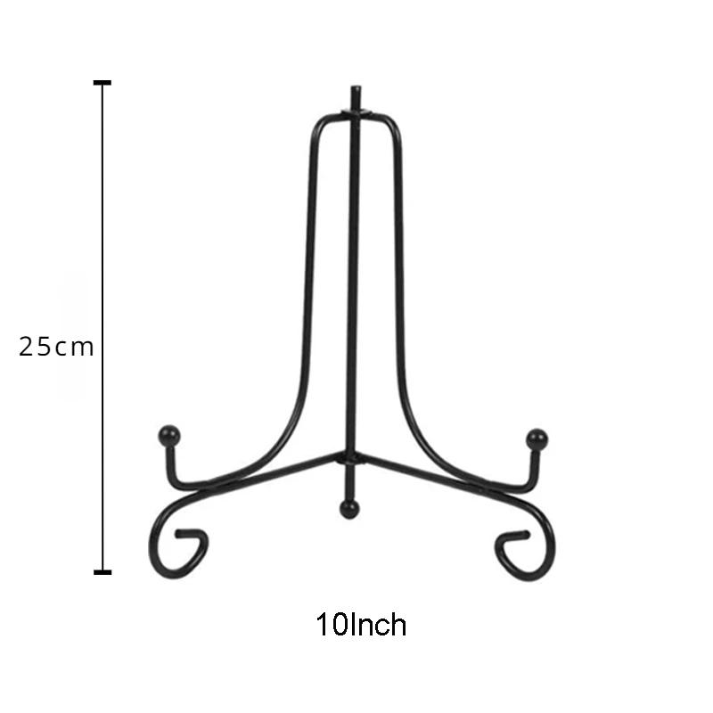 1 шт. Черный железный DIY кронштейн для рукоделия, держатель для книг, подставка для фото, подставка для чаши, рамка для фотографий, подставка для тарелок, подставка для дисплея, мольберт, держатели для хранения