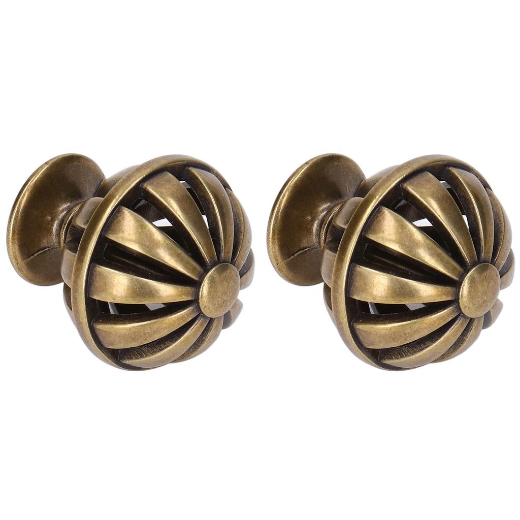 2Set Cabinet Knob Birdcage Hollow Closet Cabinet Drawer Knob из цинкового сплава для дома