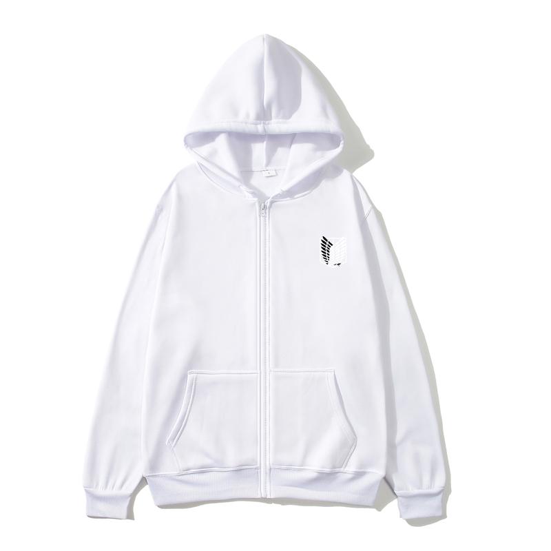 Japan Anime Attack On Titan Women Zip Hoodies Autumn Casual Pullover Sweats Zip Hoodie Fashion Sweatshirts Zip Sweatshirt Clothes