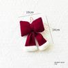 New Year Wine Red Bowknot Creative Pendant New Xmas Tree Charm  Merry Christmas