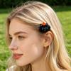 2/3Pcs Girl Hairpins Cats Puppies Rabbits Bread Pattern Hair Clips Smooth Edges Side Bang Hair Pins Hair