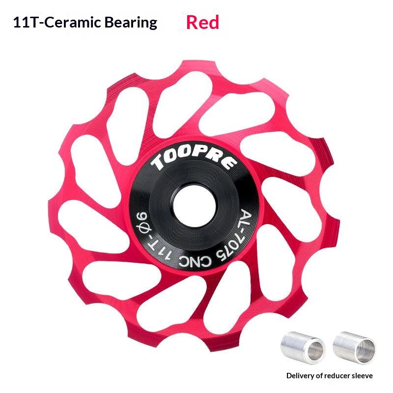 Bicycle Rear Derailleur Guide Wheel 11T 13T Aluminum Alloy Bearing Lightweight Ceramic Bearings For Mountain Road Bike