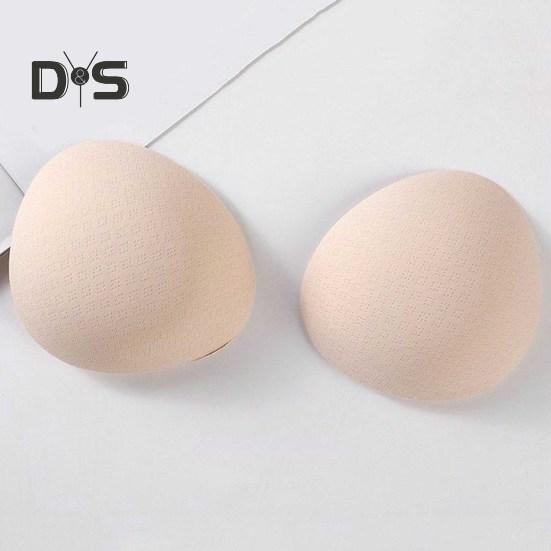 Bra Pad Ultra Thick Good Breathability Bra Insert Triangle Sponge Push Up Bra Pad Women Invisible Insert Swimsuit Bikini Breast Enhancers Chest Cup