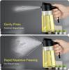 Oil Sprayer for Cooking 2 in 1 Spray  Pour Olive Oil Dispenser 470ml Glass Spray Oil Bottle Kitchen Gadgets
