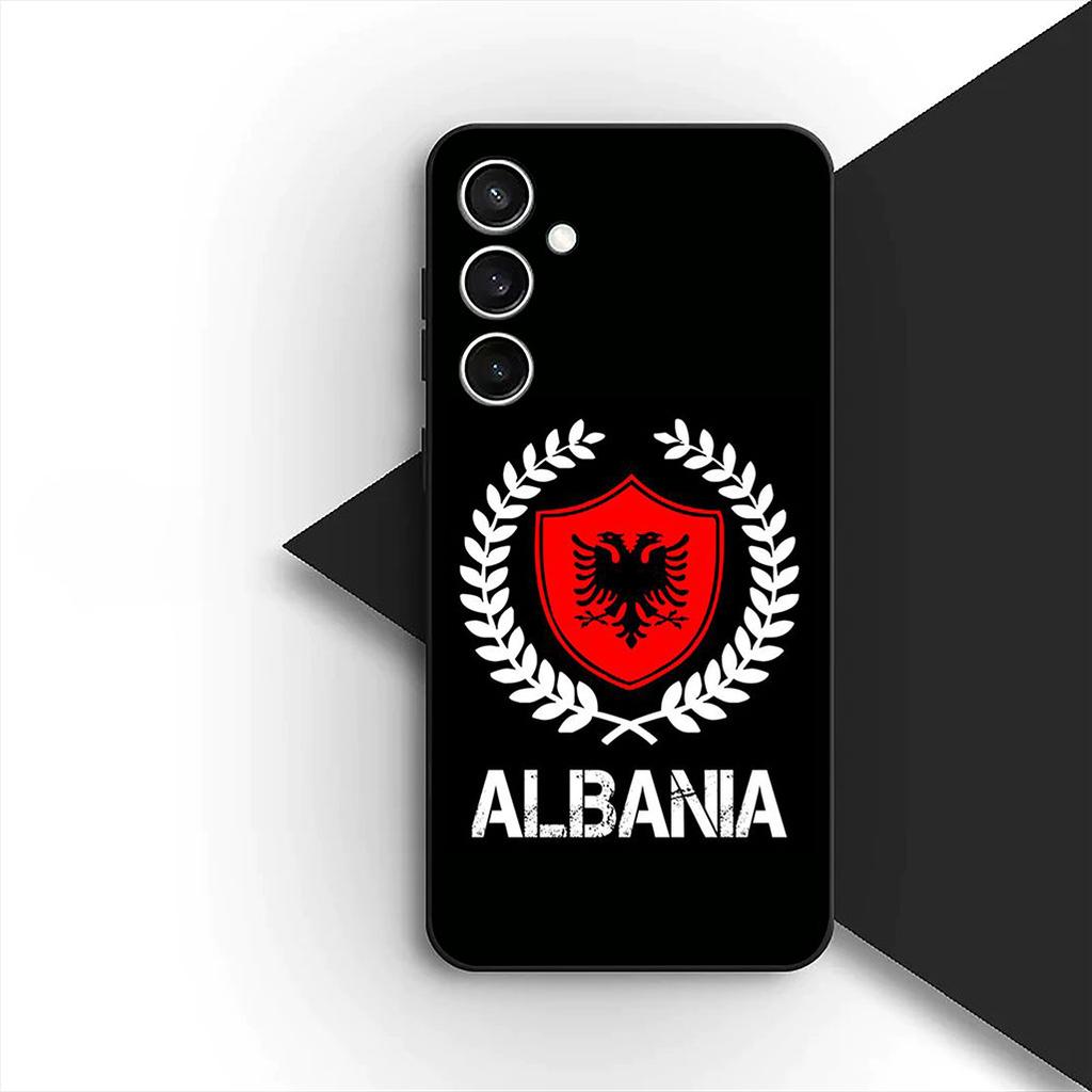 Чехол для Apple iPhone 17 Pro XS Max Air 6 7 8 Plus 5 + SE 2022 SE2 16E Чехол для телефона Защитный чехол Албания Флаг албанцев