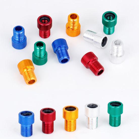 Bicycle Valve Adapter Presta to Schrader Valve Converter Rustproof Corrosion Resistant Durable Bicycle