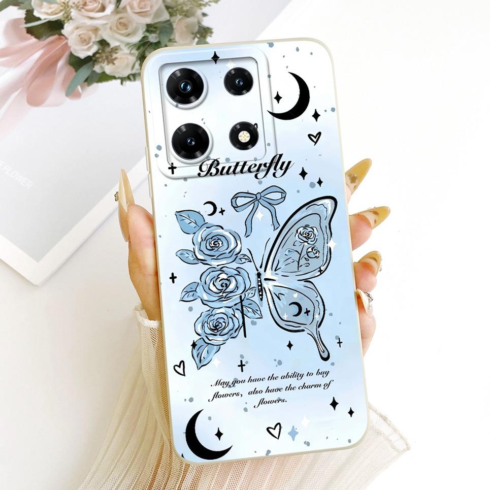 For Infinix Note 30 Pro 30i Note30 30VIP Phone Case Bow Pattern Flower Butterfly Girly Back Cover Silicone Soft Casing