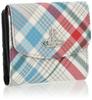 Кошелек 51150003U ПРИНТ SAFFIANO КЛЕТКА MADRAS [Vivienne Westwood] Двойной [товар]