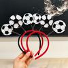 Soft Felt Football Hair Hoop Tinsel Fringe Soccer Party Headband Soccer Fan Dress Up  Sports Party