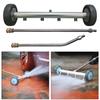 5000PSI 15inch Pressure Washer Undercarriage Cleaner Water Broom Car Chassis Wash 4 Spraye Nozzle