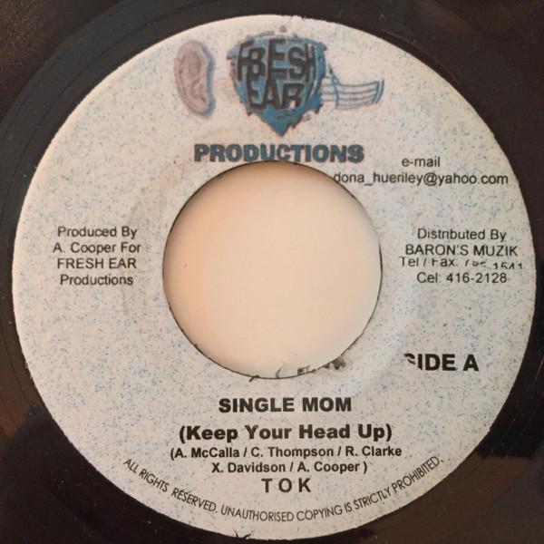 7inch Record T.O.K. / SANJAY - Single Mom (Keep Your Head Up) / Sl NONE Fresh Ear Jamaica Reggae, Ska & Dub Used