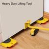 Universal Wheel Furniture Lift Tool Furniture Moving Slider with 4 Heavy Duty Appliance Rollers for Hardwood Floors Effortless Relocation Tool