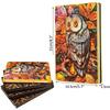 Copeflap Antique Notebook, A5, Owl Diary, Spellbook, Magic Book Style Notebook, Western Style Antique (Color)
