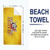 Pittsburgh Pirates Logo Print Beach Towel, Large Soft Quick Dry Towel for Beach Camping Swimming