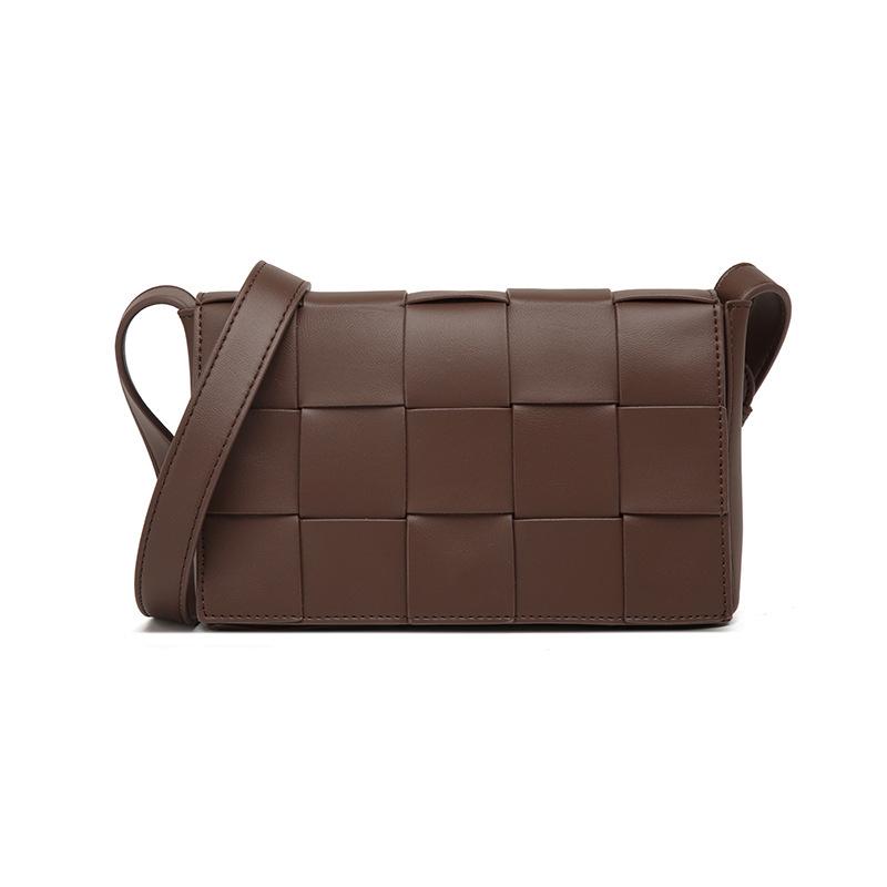 Унисекс Повседневная Плетеная Сумка Кроссбоди 2025 - Модный Маленький Квадратный Дизайн