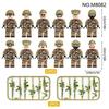 M8019 M8084 M8085 M8082 Anti-Terrorism Swat Miniature Camouflage Military Building Block Toy