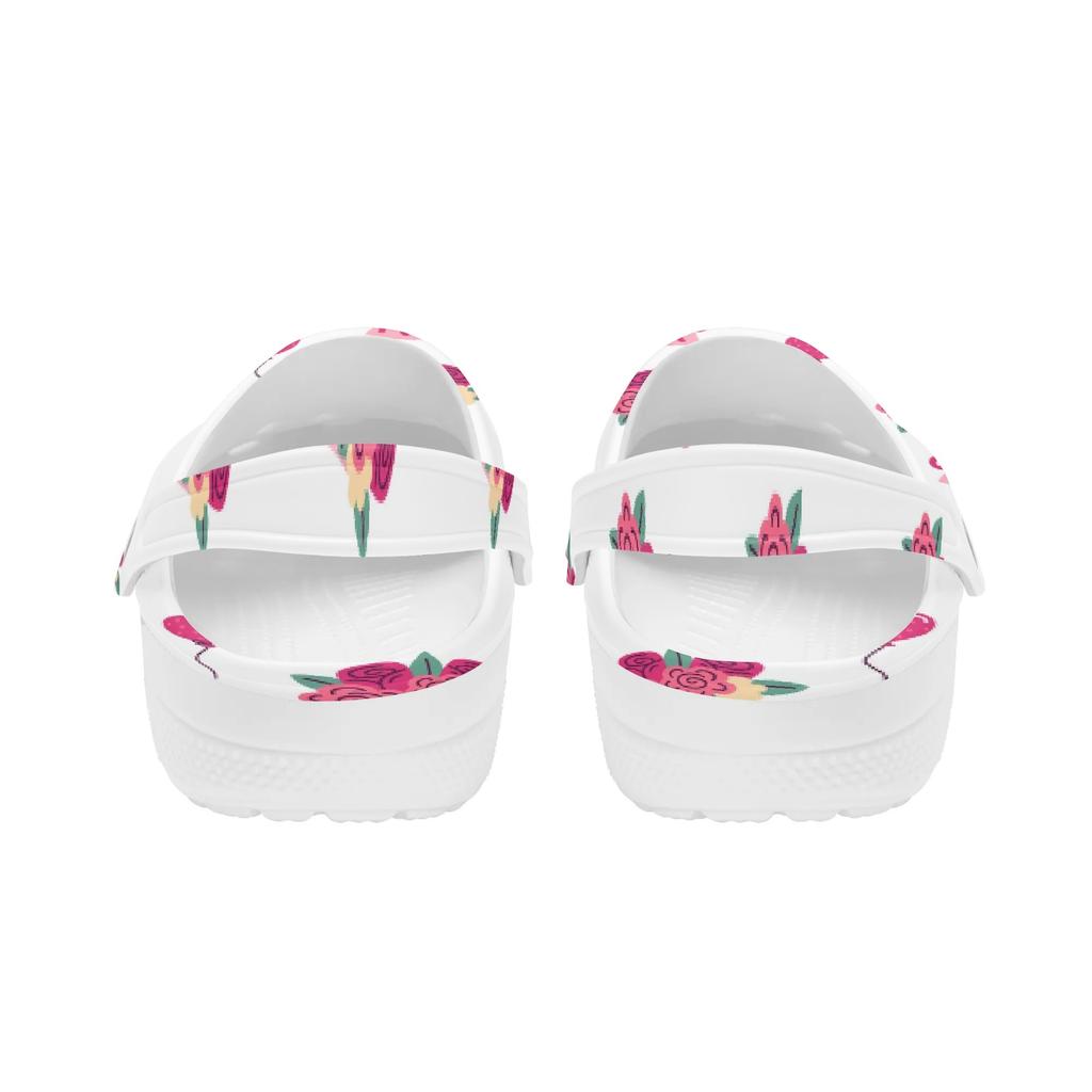 Cartoon Print EVA Casual Clogs Adult Unisex Quick Dry Lightweight Slip On Soft Sole Shoes Summer Sandals Daily Comfort Wear