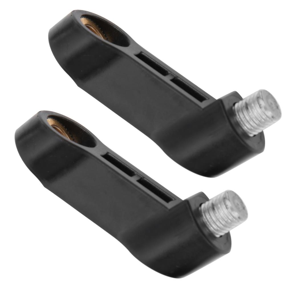 2pcs 0.4in M10 Motorcycle Mirror Riser Spacers Extension Adapter Accessory
