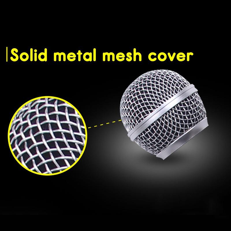 2 Беспроводная 2-канальная УВЧ микрофонная система Ручной микрофон Краоке Речь принадлежности Кардиоидный микрофон Профессиональный