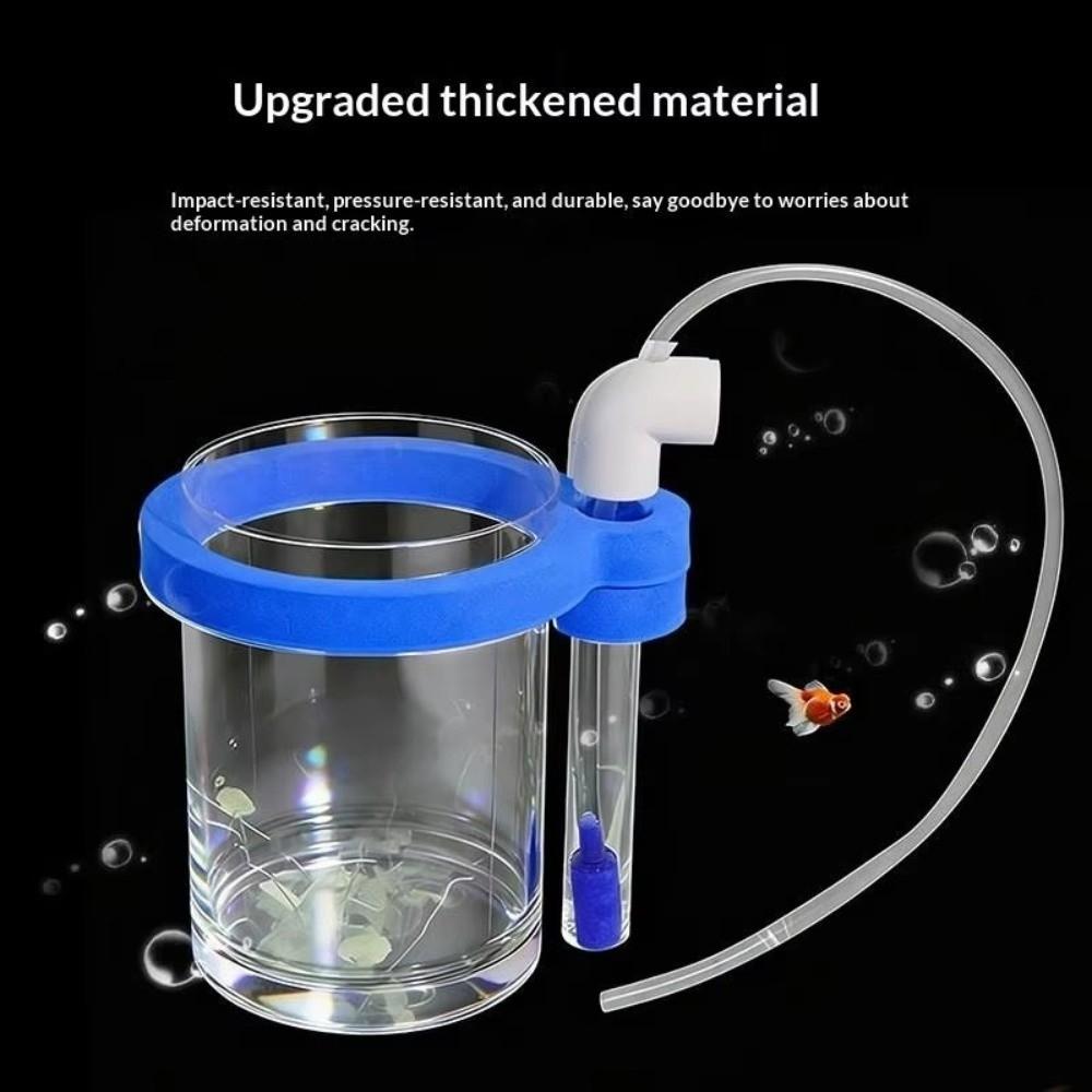 Floating Aquarium Bio Filter Blue Elbow Outlet Fish Tank Filter Fry Shrimp Breeding