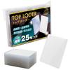 Top Loader Card Sleeves [Inspected by a Testing Agency] Pokemon Card Loader, Trading Card Sleeves, Polyvinyl Chloride (PVC) (Clear White, 25 Sleeves)
