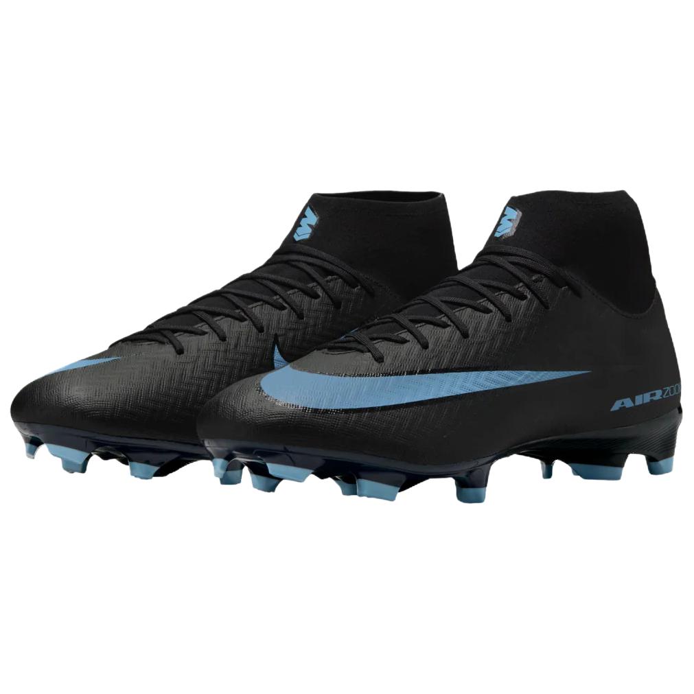 Nike Кроссовки Zoom Mercurial Superfly 10 Academy MG 2025 Shadow Pack Унисекс Черный Ледяно-синий FQ1456-001