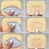 Reusable Eyebrow Shaping Ruler Adjustable Makeup Drawing Guide Eyebrow Design Ruler Portable Makeup Tool for Beginners Pros
