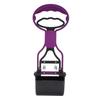 Pets Pooper Scooper Pick Up Cat Dog Faece Outdoor Animal Waste Cleaning Picker ToolPurple