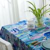 Cotton Thickened Tablecloth Cartoon Color Tropical Fish Ocean Cover Towel Active Coffee Table Tablecloth Dining Table Cloth
