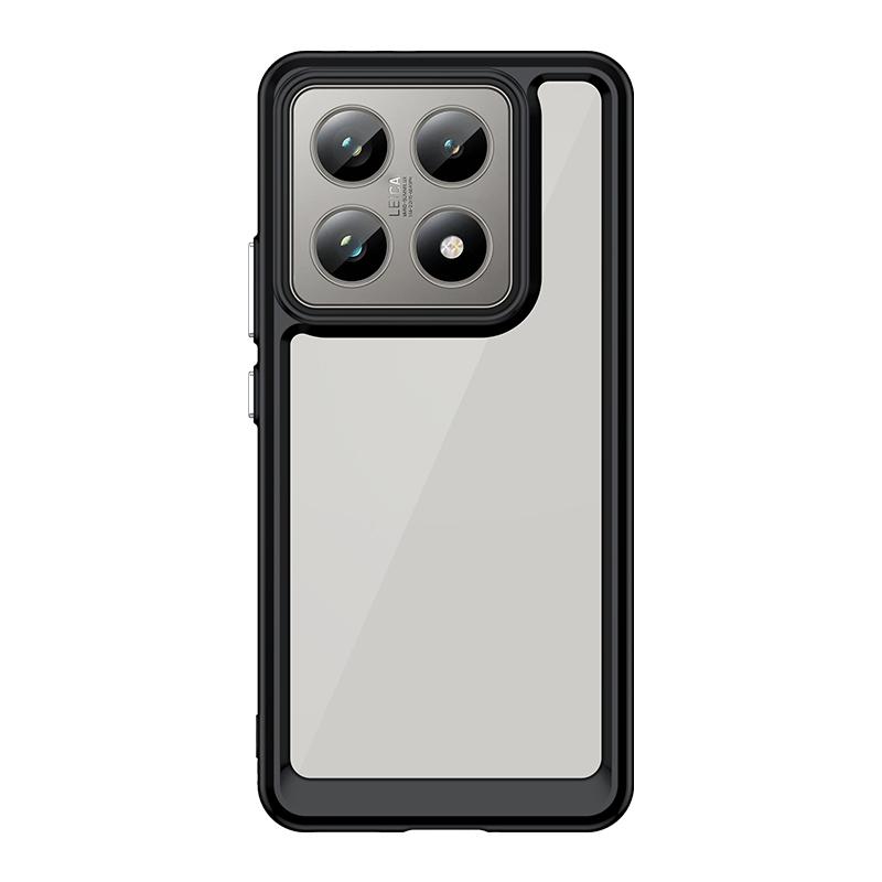 Для Xiaomi 14T Pro Чехол Прозрачный ПК Роскошный ТПУ Силиконовый Чехол Xiaomi 14T Pro Чехол ТПУ Защитный Телефон Xiaomi 14T Pro Чехол