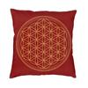 Sacred Geometry Flower Of Life Throw Pillow Case 45*45cm for Living Room Sofa Geometric Mandala Cushion Cover Velvet Pillowcase