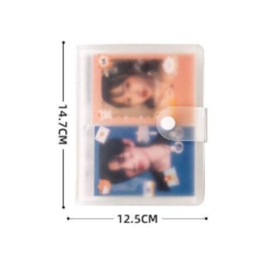 Фотоальбом из ПВХ, прозрачный держатель для фотокарточек, новый держатель для карточек с изображением звездной карты Idol