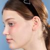 engbrox Velvet Heart Cubic Hairband_3 Colors