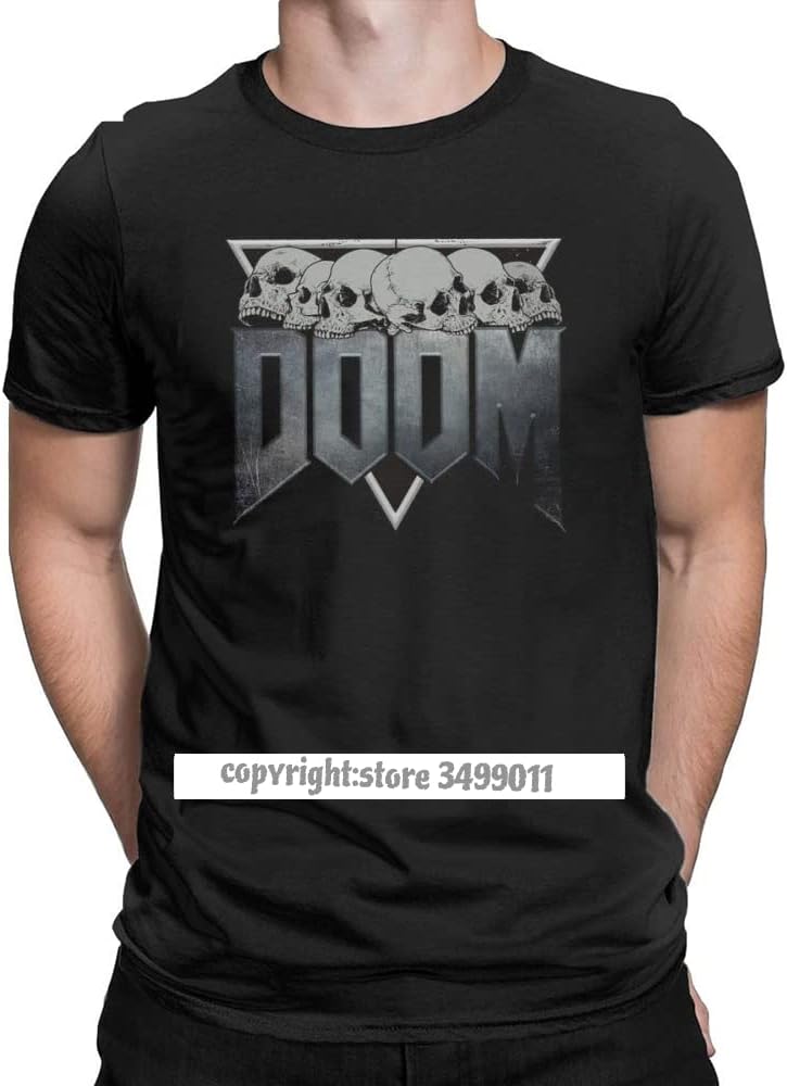 Men's T-Shirt Doom Eternal Cotton Tee Shirt Fitness Game Conan Barbarian Thulsa Snake Cult T Shirt Streetwear Printed