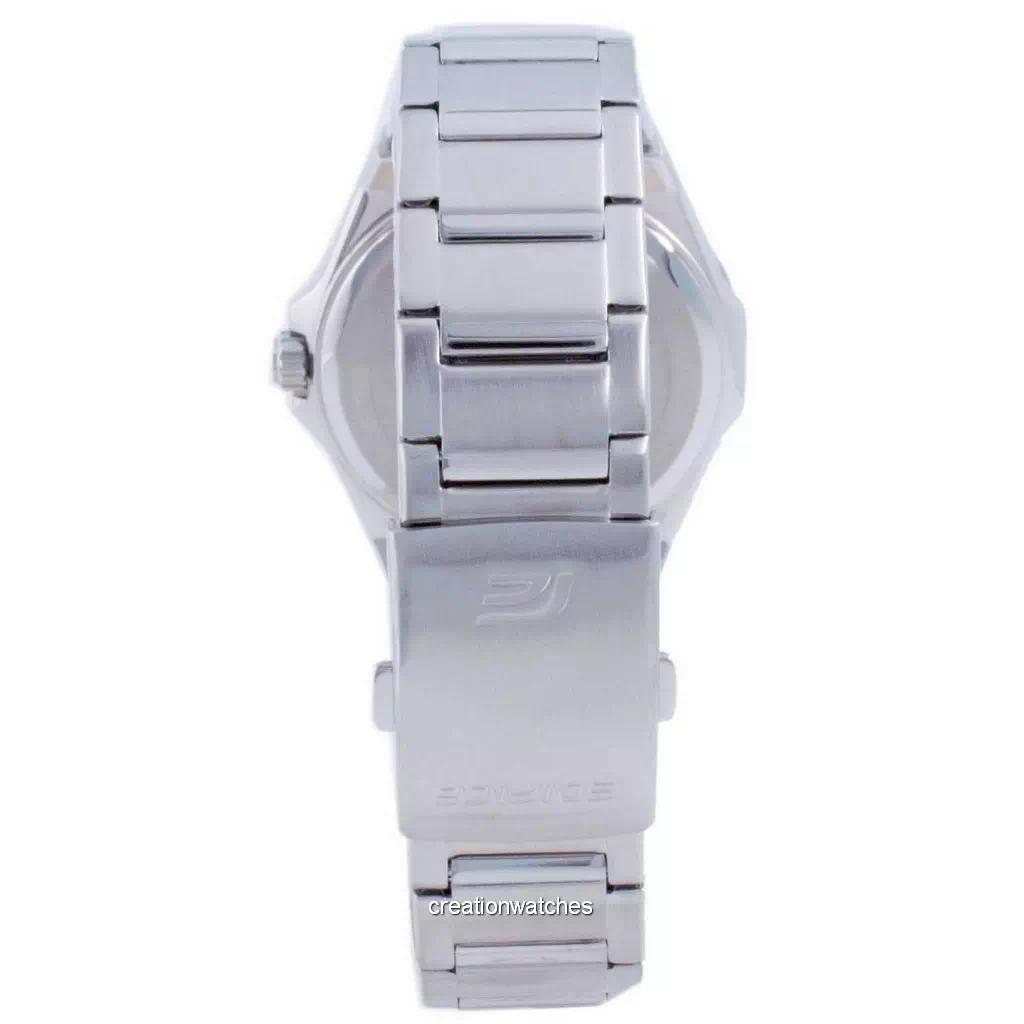 Casio Кварцевые мужские часы Edifice Slim Line с черным циферблатом EFR-S108D-1A 100M