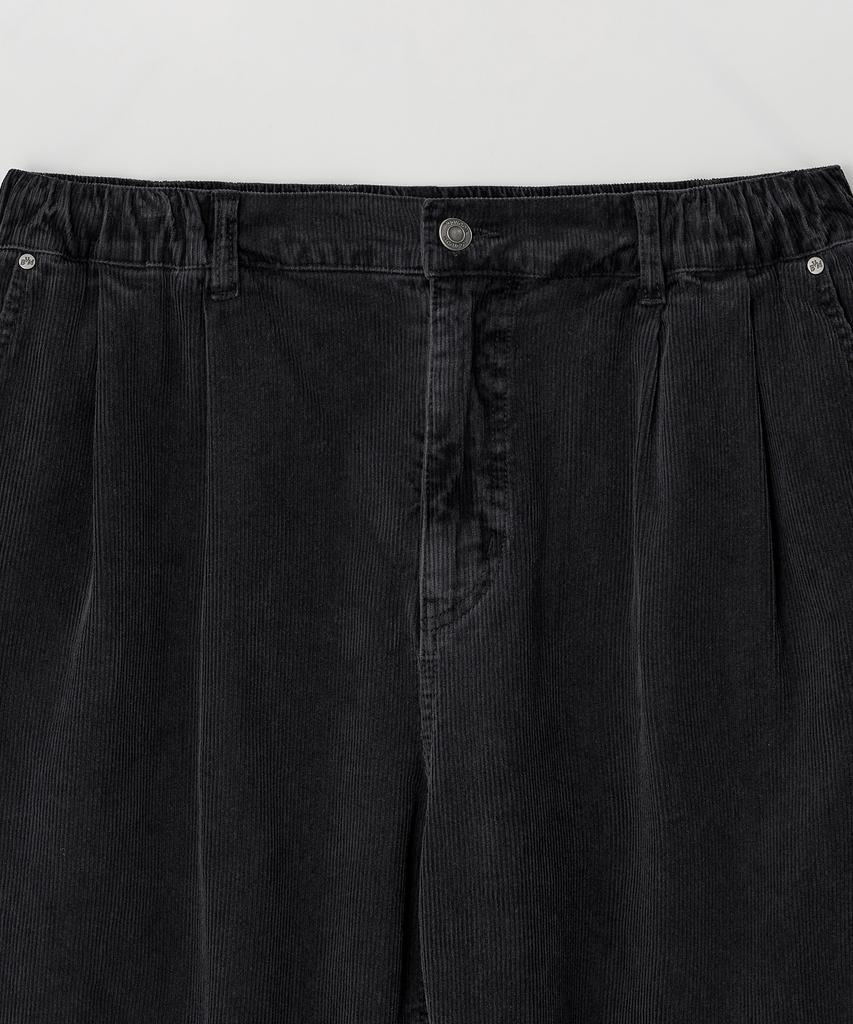 BOOVOOM [Plus Size] Ink Shade Washed Corduroy Pants