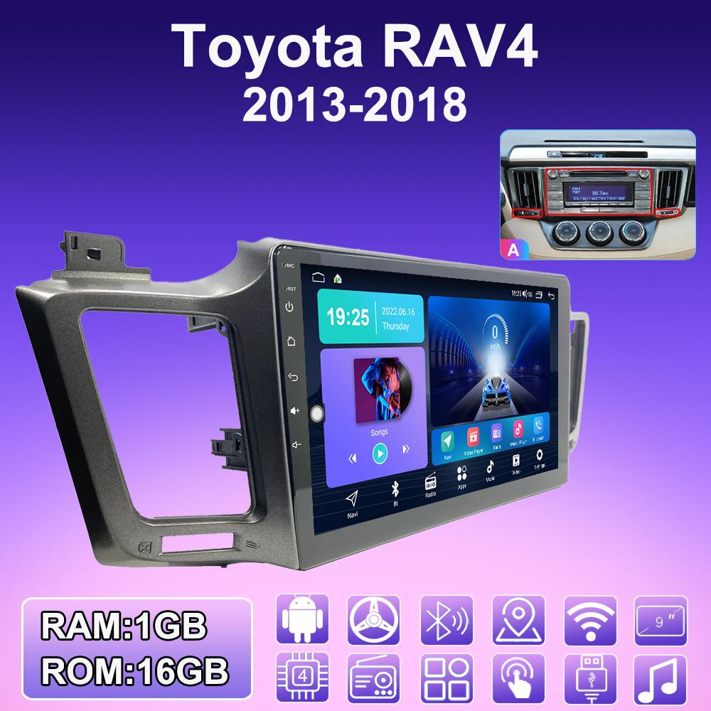 2 DIN Android Carplay автомобильное радио для Toyota RAV4 2013-2018 мультимедийный проигрыватель головное устройство стерео GPS навигация BT WIFI 2+32 ГБ