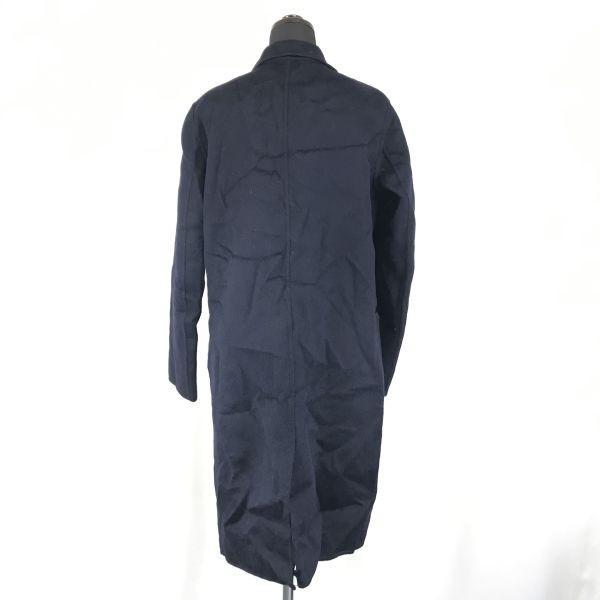 DAMA Collection Wool Cashmere 10 Percent Long Coat Outerwear Women S 7AR Navy(USED)