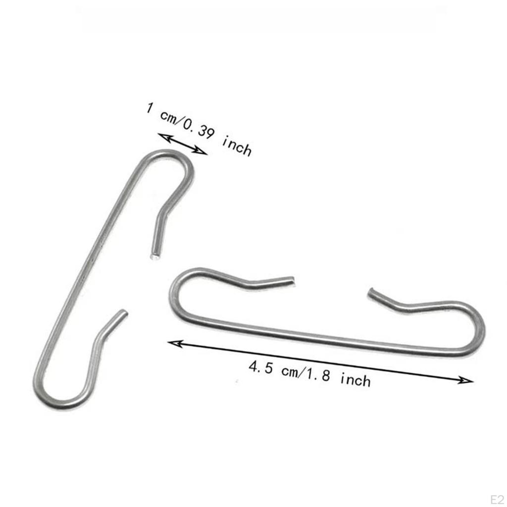 50 Клипс для нагревательного кабеля, Водосточный желоб на крыше, Уличные, Светонепроницаемые, Простая установка, Мороз