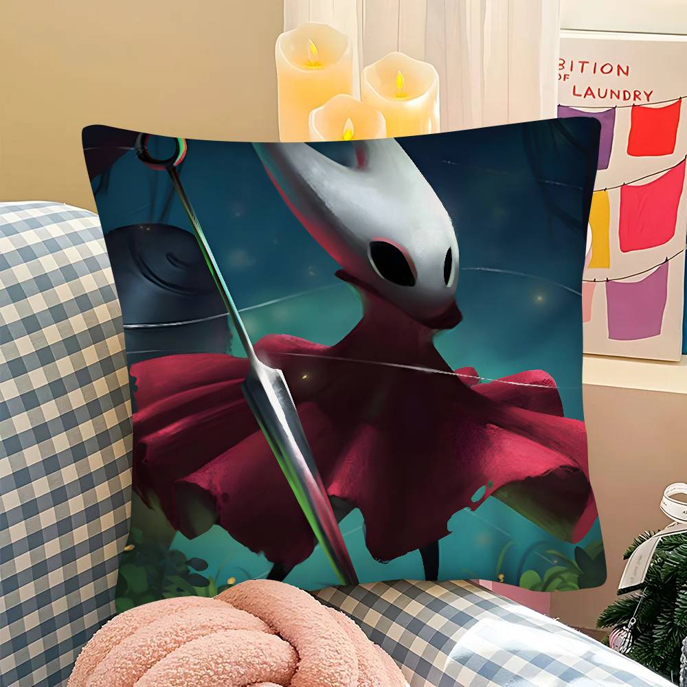 Игра Hollow Knight Карта Игровой Наволочка Квадратная Подушка Спальня Диван Досуг Комфорт Подушка Автомобиль Гостиная Домашний Декор