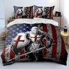 Комплект постельного белья «Кавалер рыцарь тамплиер крестоносцы» пододеяльник постельный комплект пододеяльник наволочка одеяло king size queen для мальчиков взрослых